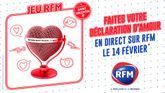 St-Valentin : faites votre déclaration d'amour en direct sur RFM !
