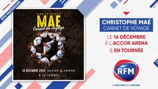 Christophe Maé "Carnet de voyage" : en concert à l’Accor Arena le 16 décembre et en tournée 